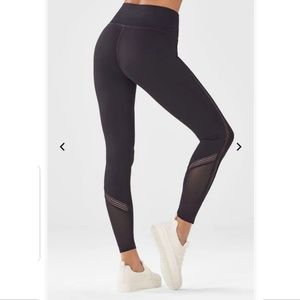NEW Fabletics High-Waisted PowerHold Mesh Leggings